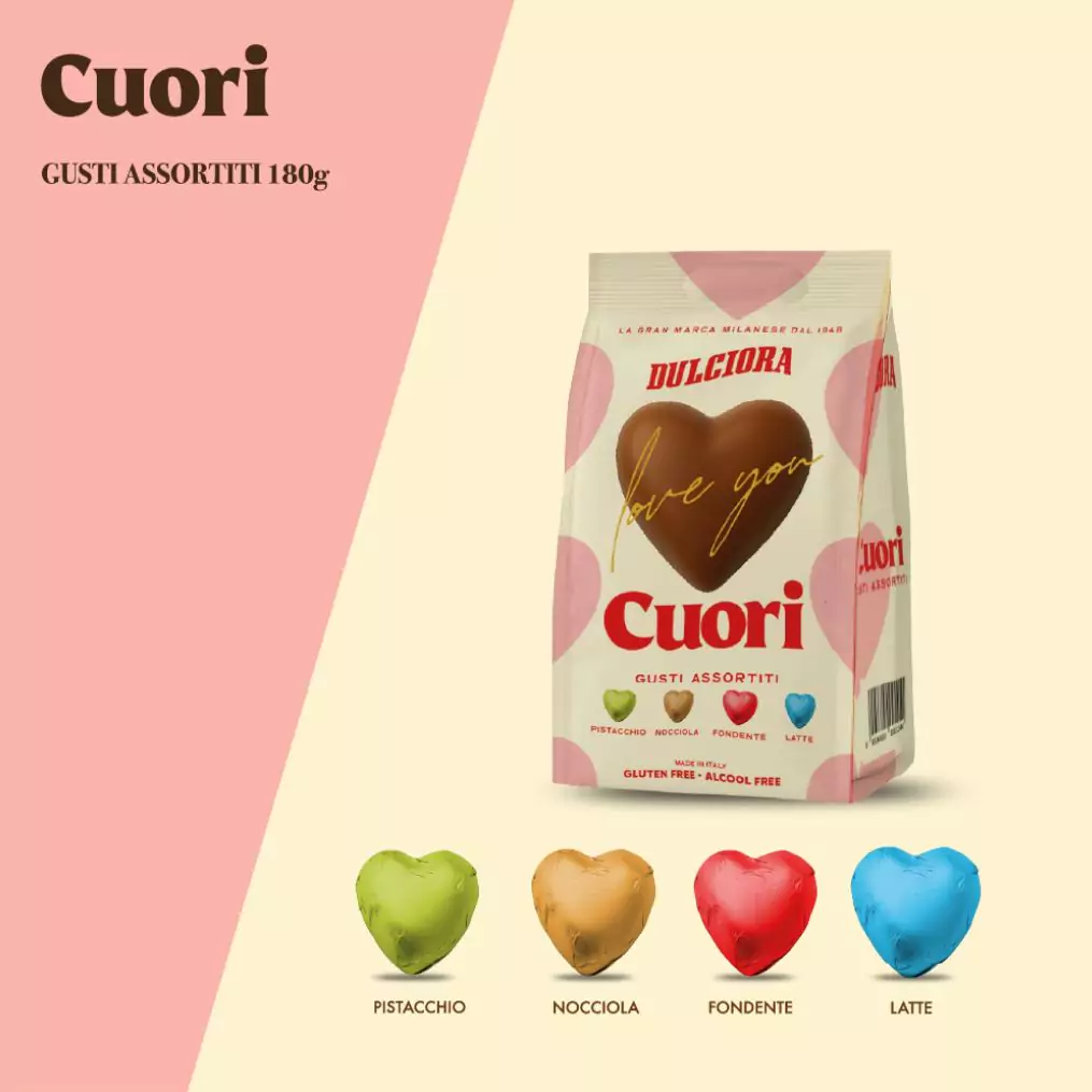 Cuori cioccolato Dulciora